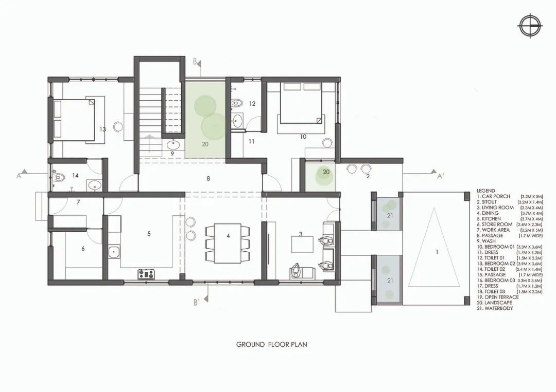 印度现代主义私人住宅设计丨i2A Architects-56