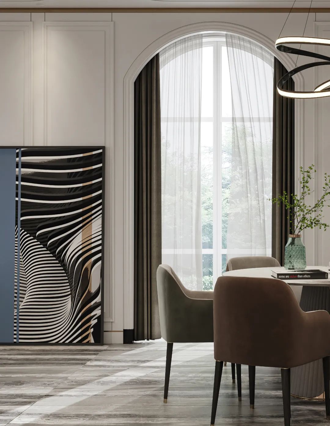 天澜湾现代轻奢艺术空间丨龙庭设计-1