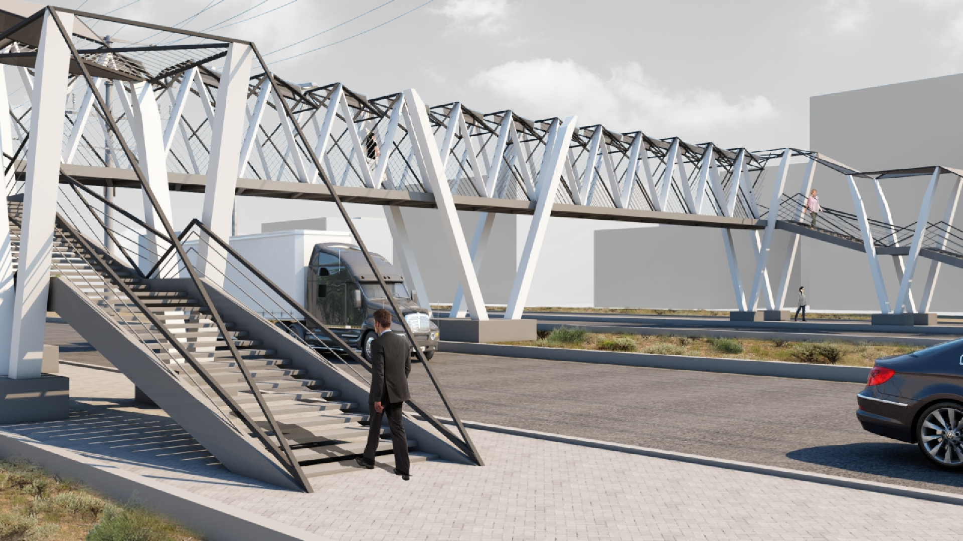 Pedestrian Bridge Design Competition | Best Entry-11