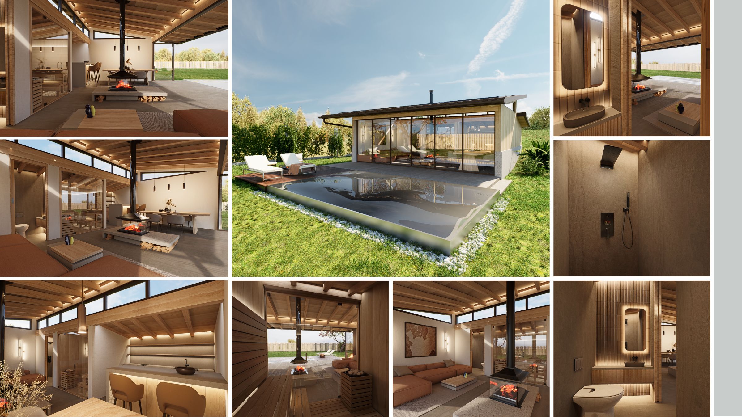 40 m² Relax House | Minimal Wooden Retreat-50