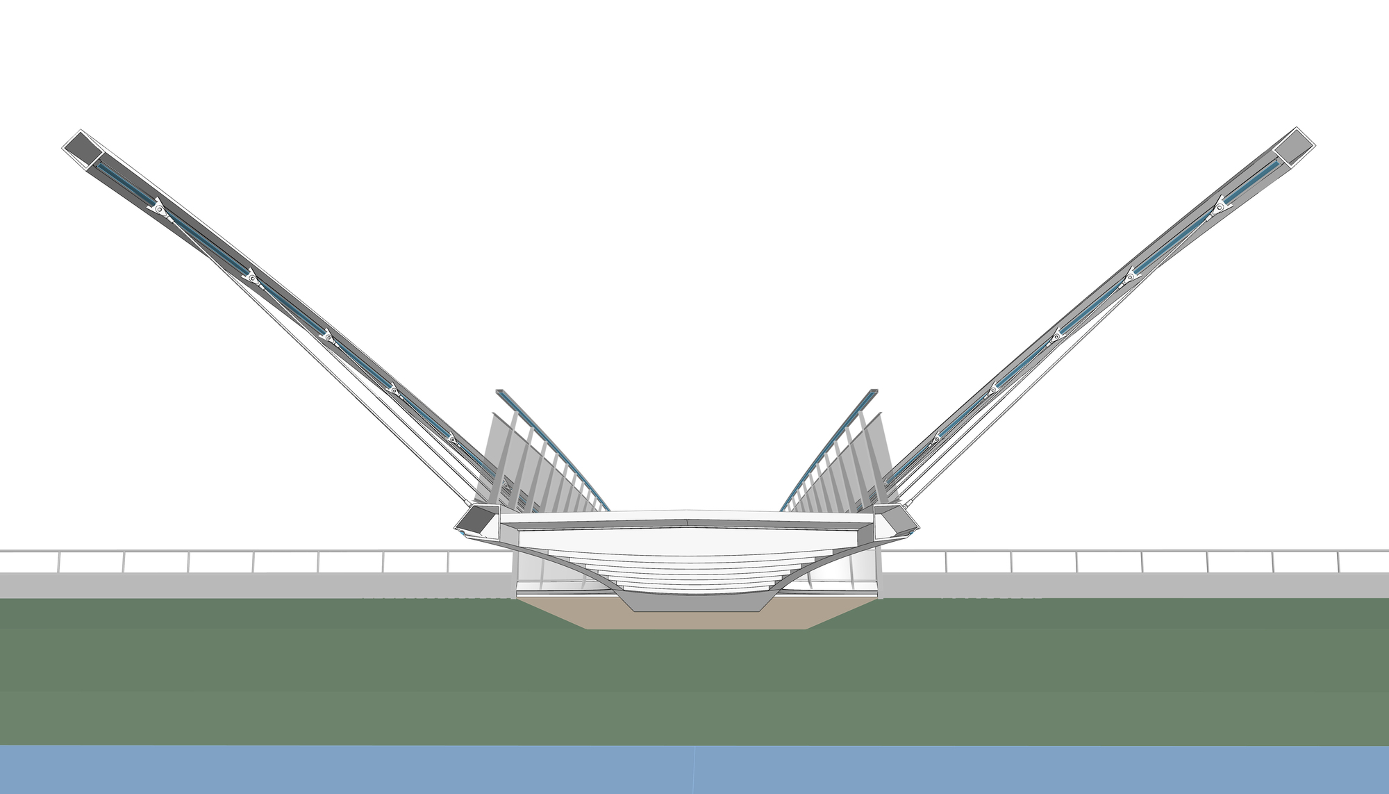  Kalvarsky Most - 横跨尼特拉河的自行车桥丨Kalvarsky Most - Cyclist Bridge across the River Nitra-25