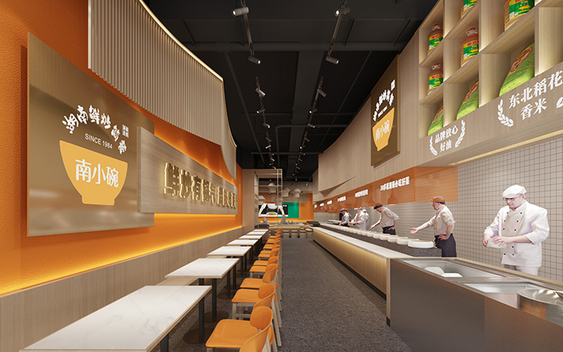 南小碗湖南鲜炒简餐空间设计丨中国武汉丨品深设计-32