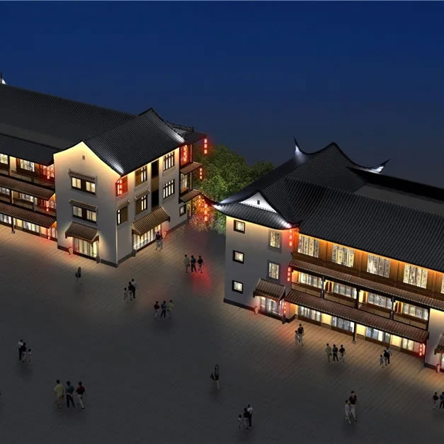 北海高德滨海文旅综合体项目灯光设计丨华建集团建筑装饰环境设计研究院-22