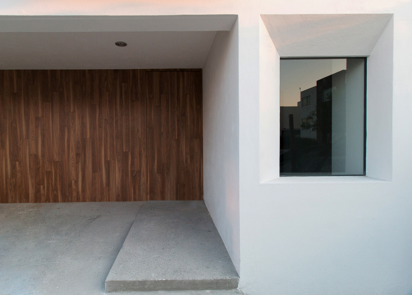 墨西哥双独栋住宅的“庭院”设计-28