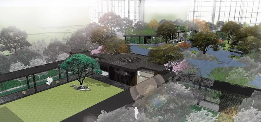 姚江湾·天源 | 现代景观中的古典诗意-60