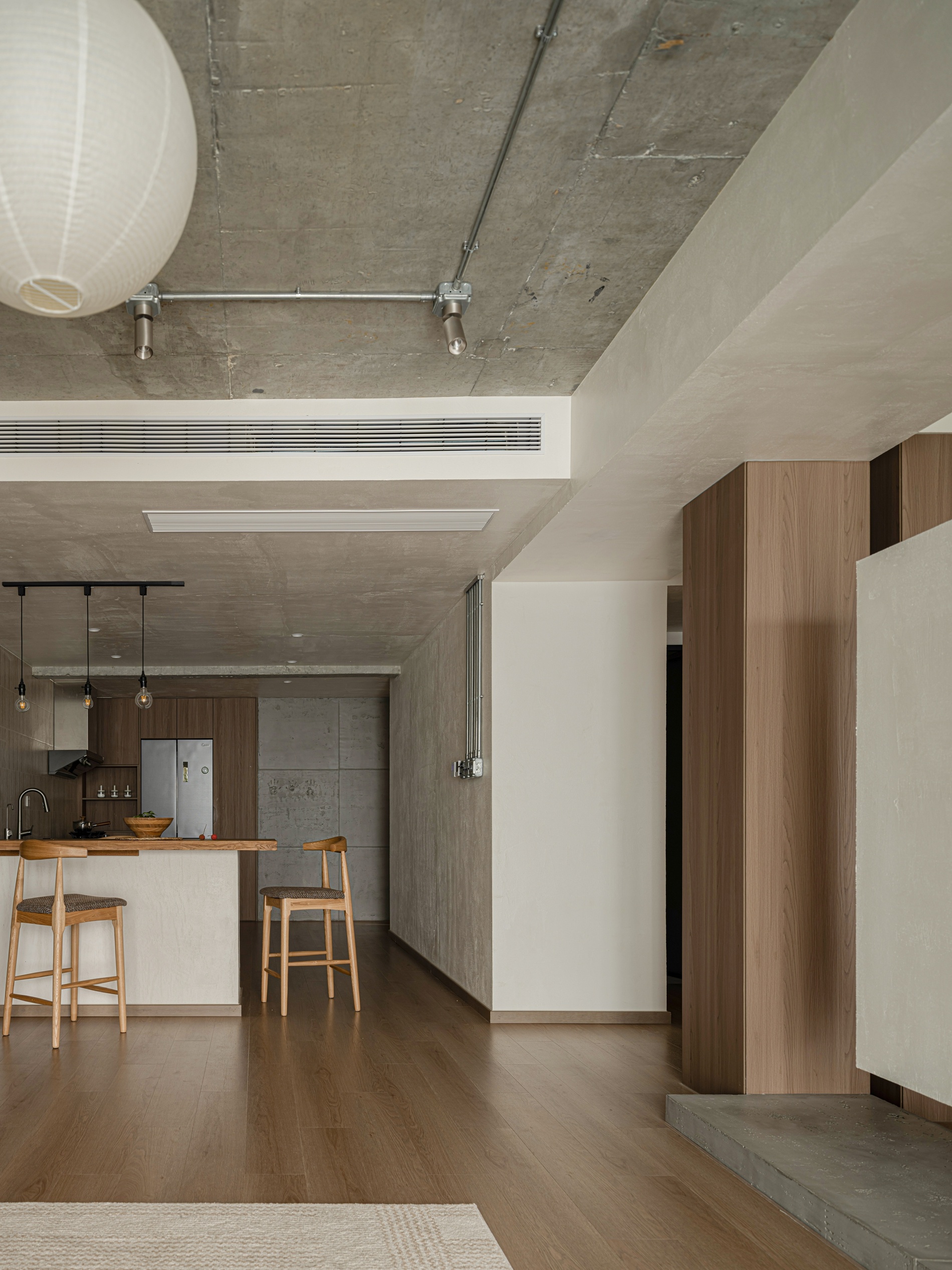 《木序》124㎡原木工业风丨中国成都丨宏福樘设计-20