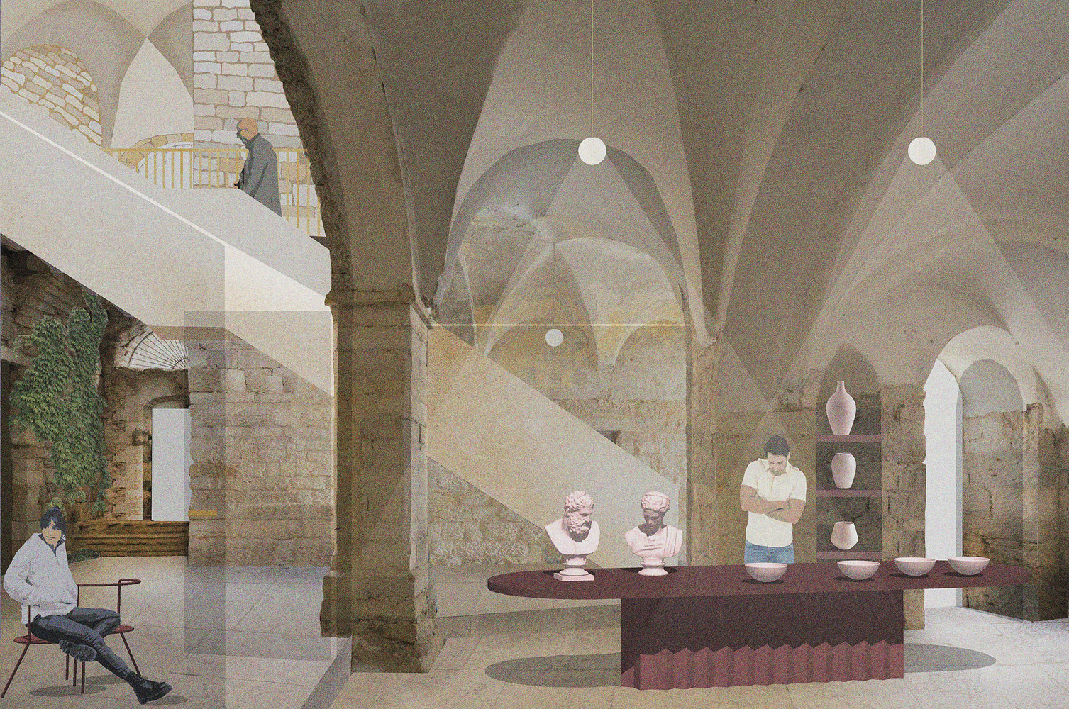 巴勒斯坦伯利恒 Dar Al Majous 历史建筑改造丨AAU ANASTAS-25