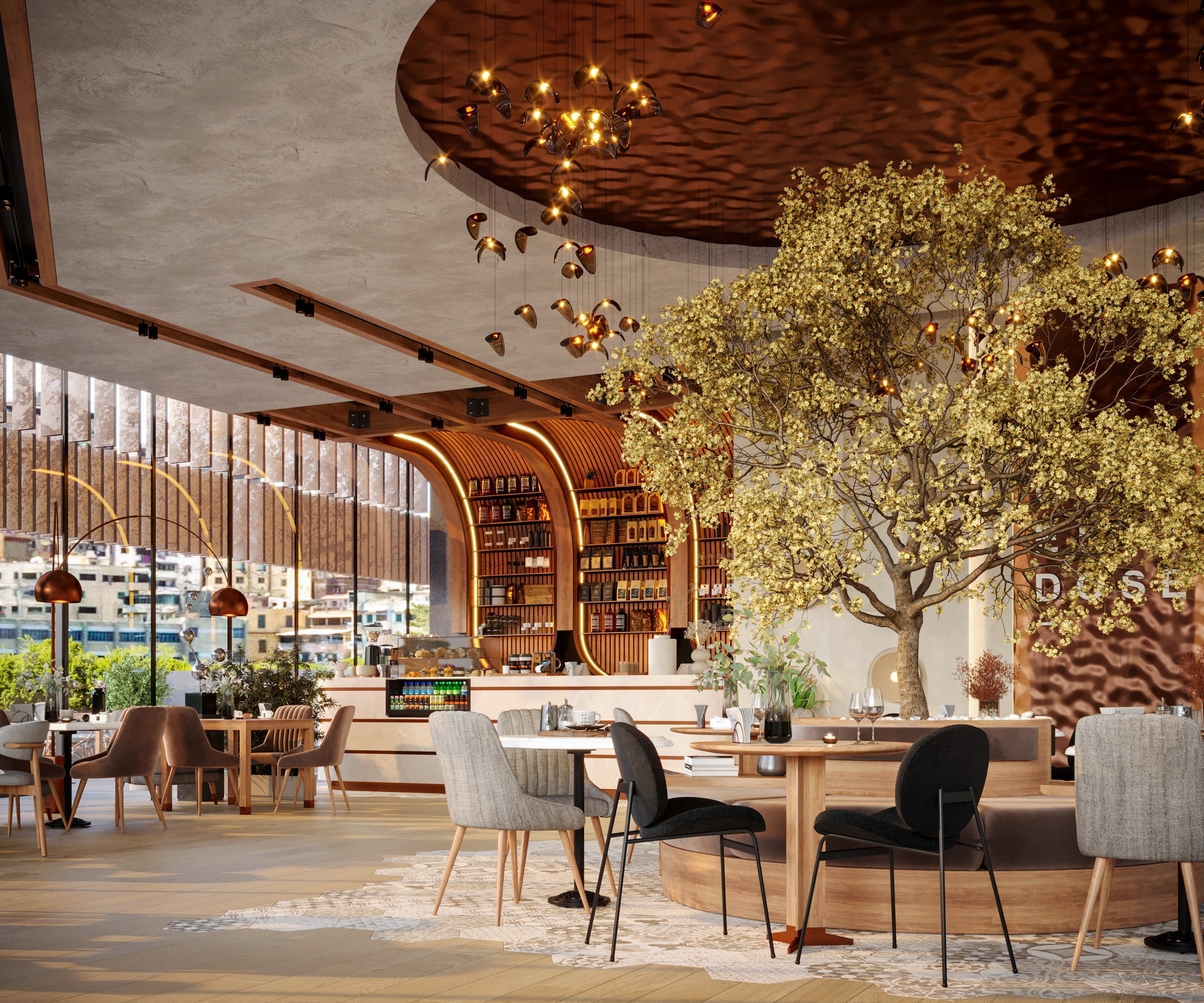 【Mahmoud Adel】OverDose Coffee Shop Design-13