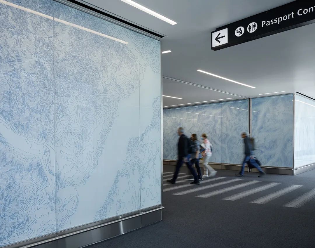 西雅图塔科马国际机场国际到达设施(IAF)丨美国西雅图丨SOM建筑事务所-57