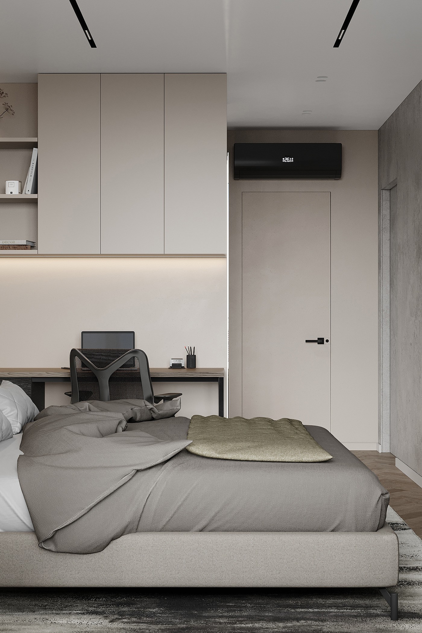 87㎡简约风住宅设计 超细腻的质感！-10