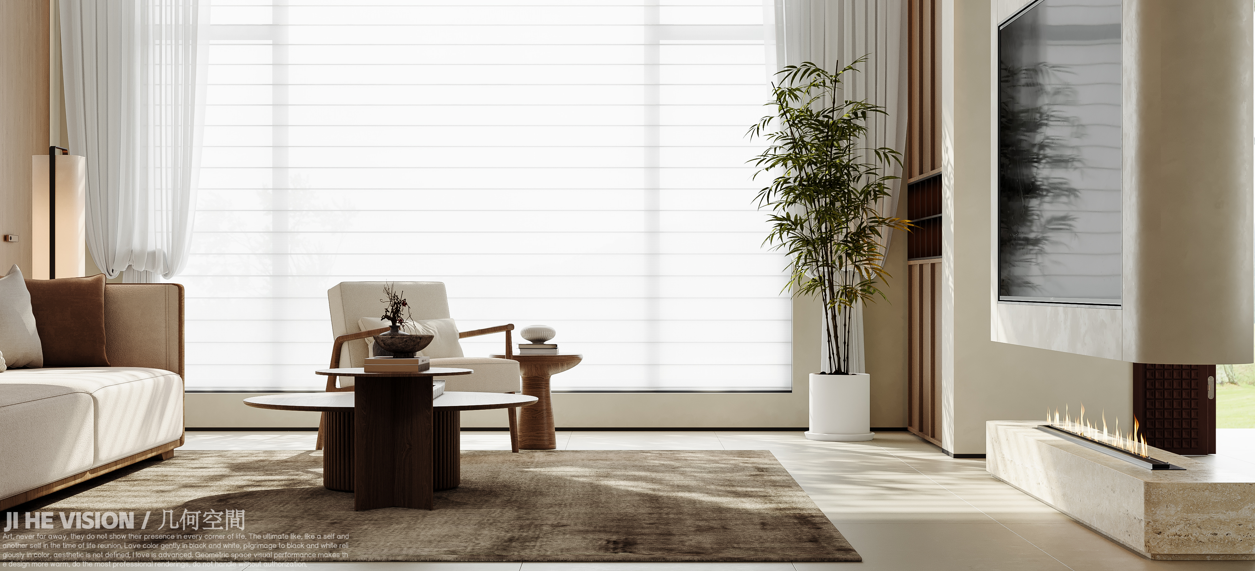 悠然南山别墅宋式美学空间丨几何空间视觉表现-7