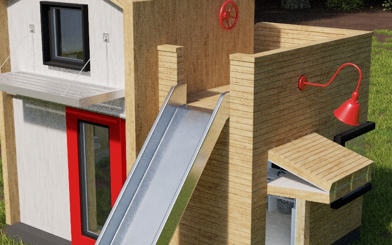 项目剧场（具体含义需结合更详细的语境确定，Playhouse常见有剧场、儿童游戏室等意思，这里按常见的剧场来翻译） 丨Quattro Studio-31