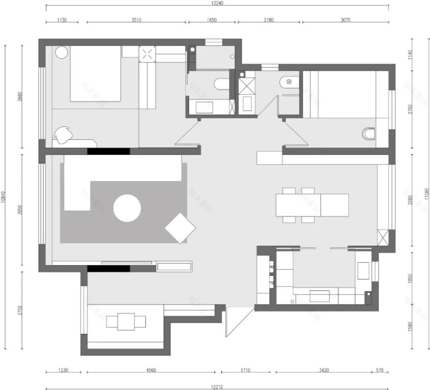 现代简约,自然诗意的宜居空间丨趙岩设计研究室-25