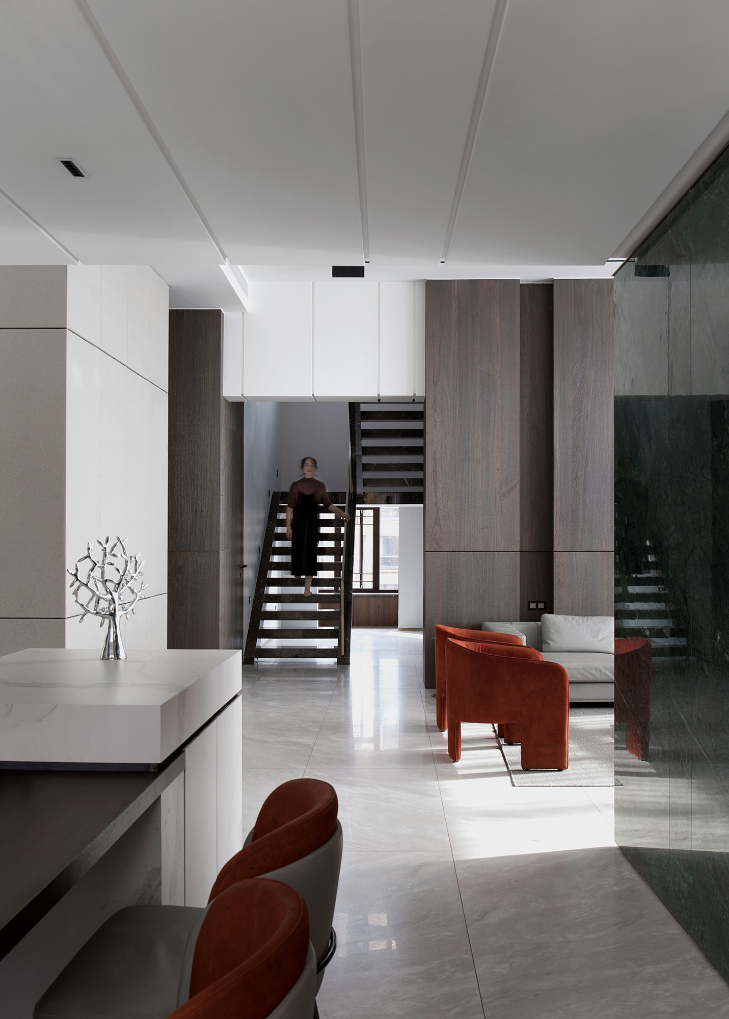 一木橙,一石绿 · 现代顶层复式私宅设计丨中国莆田丨大小空间设计研究室-36