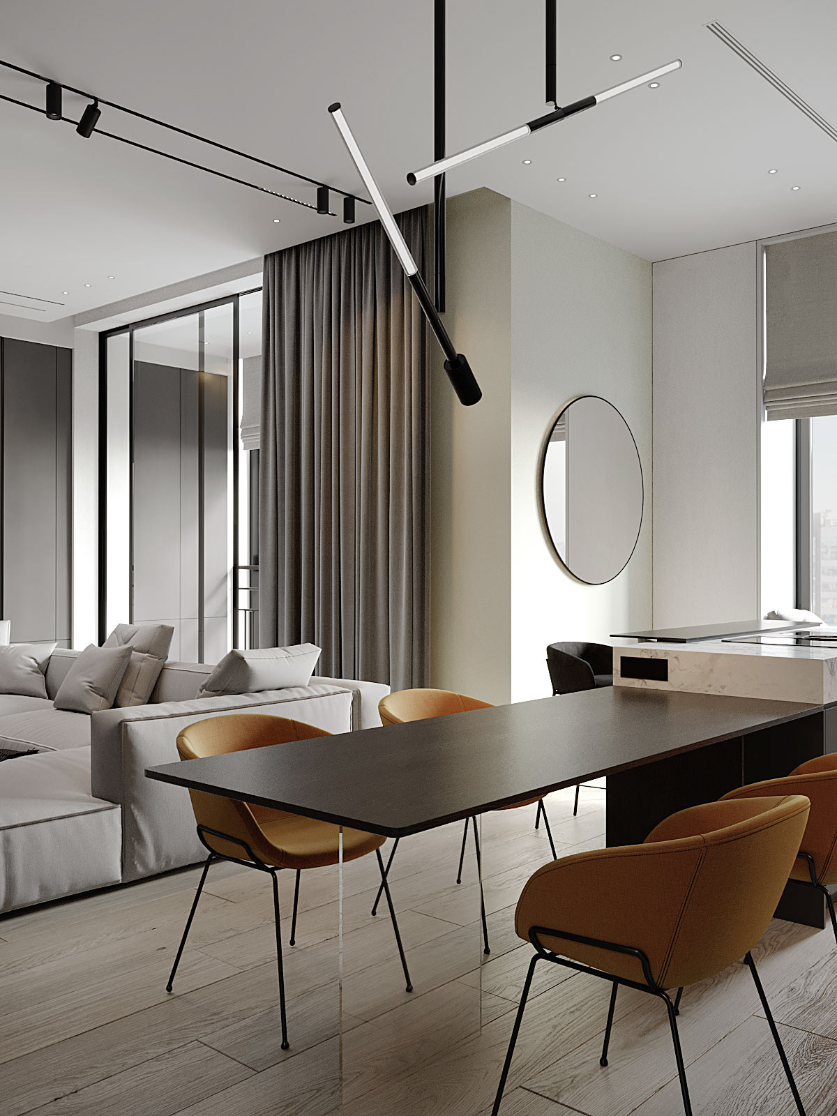 148㎡住宅设计 打造宁静和谐的居住空间-5