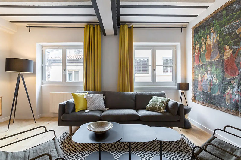 法国里昂 55 平米明亮功能型租赁公寓-2