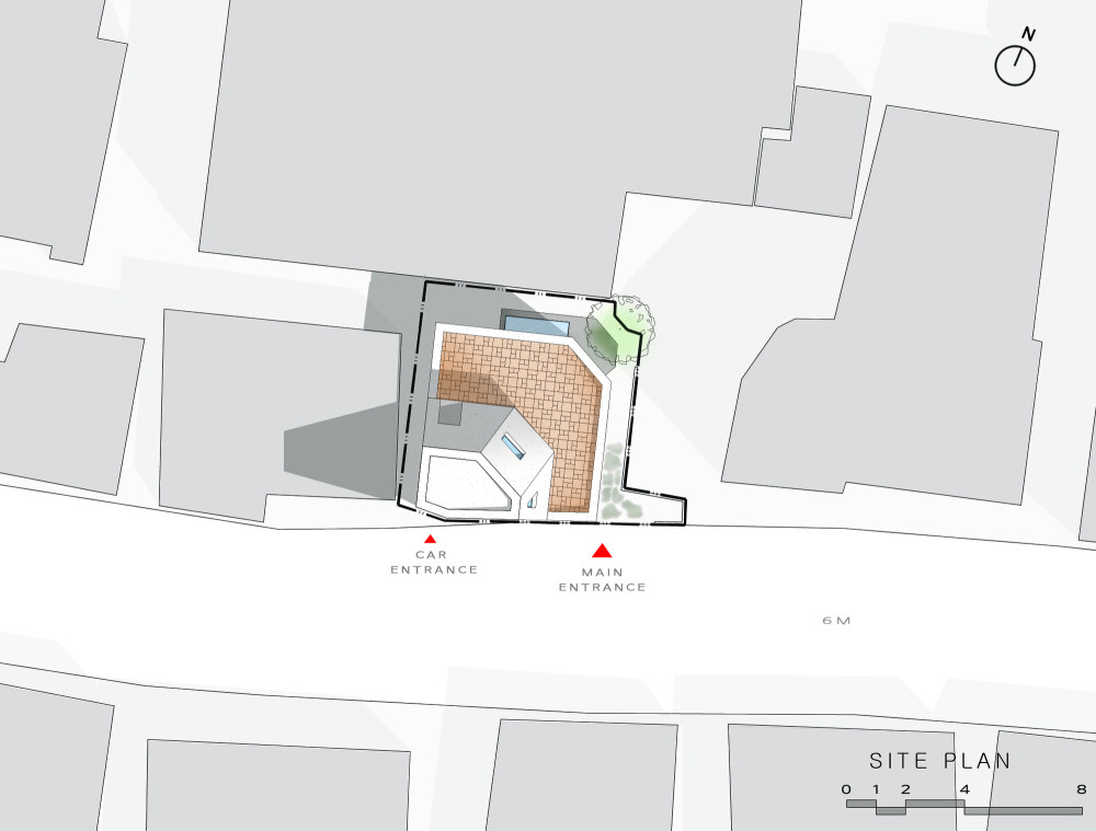 首尔“裂缝”之家 | 小地块中的大空间设计-64