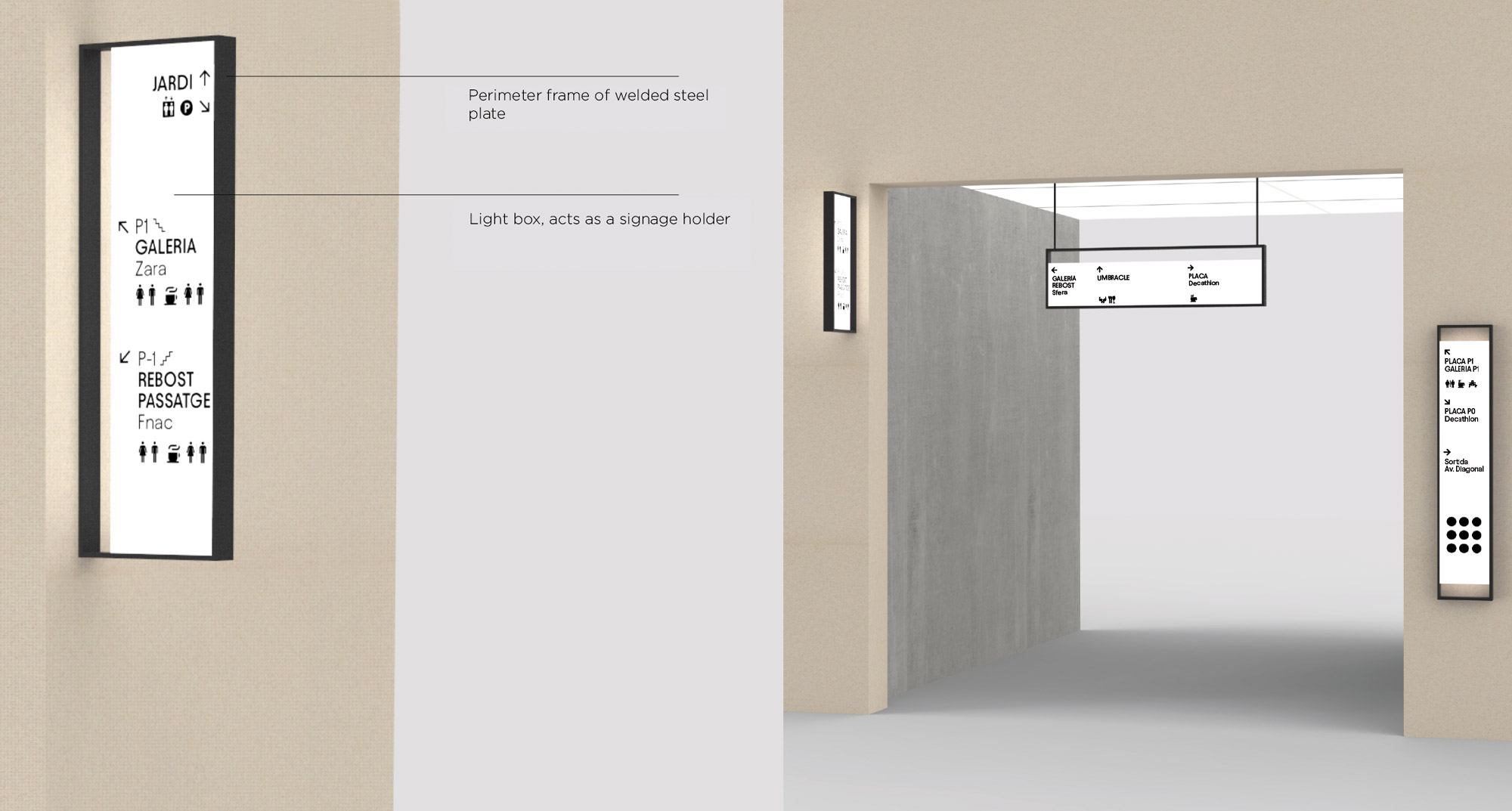 “L’illa Diagonal”购物中心导视系统设计丨西班牙巴塞罗那丨Batlle i Roig Arquitectes,Avanti-24