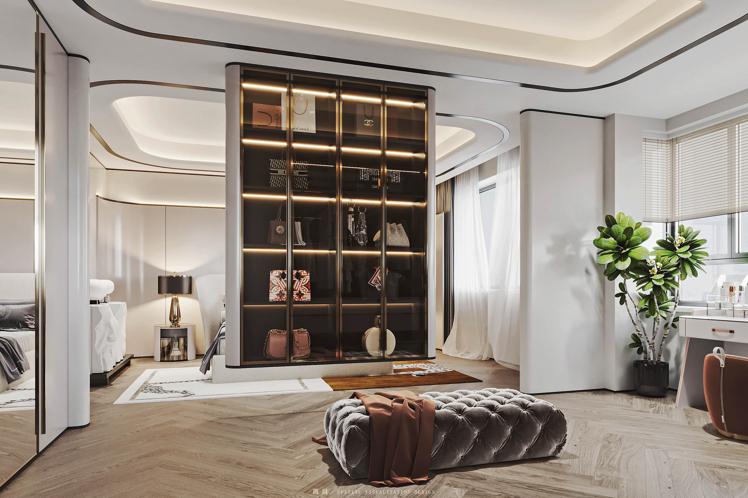 现代轻奢丨魔方空间设计-30