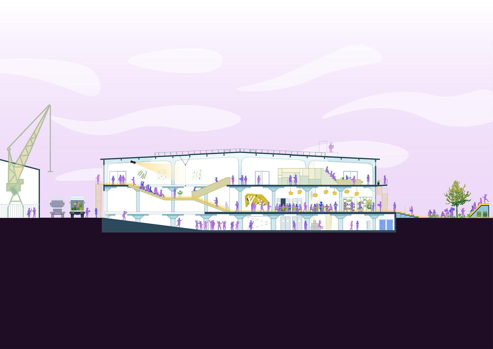 Keilepand仓库改造丨荷兰鹿特丹丨GROUP A + studioADAMS-65