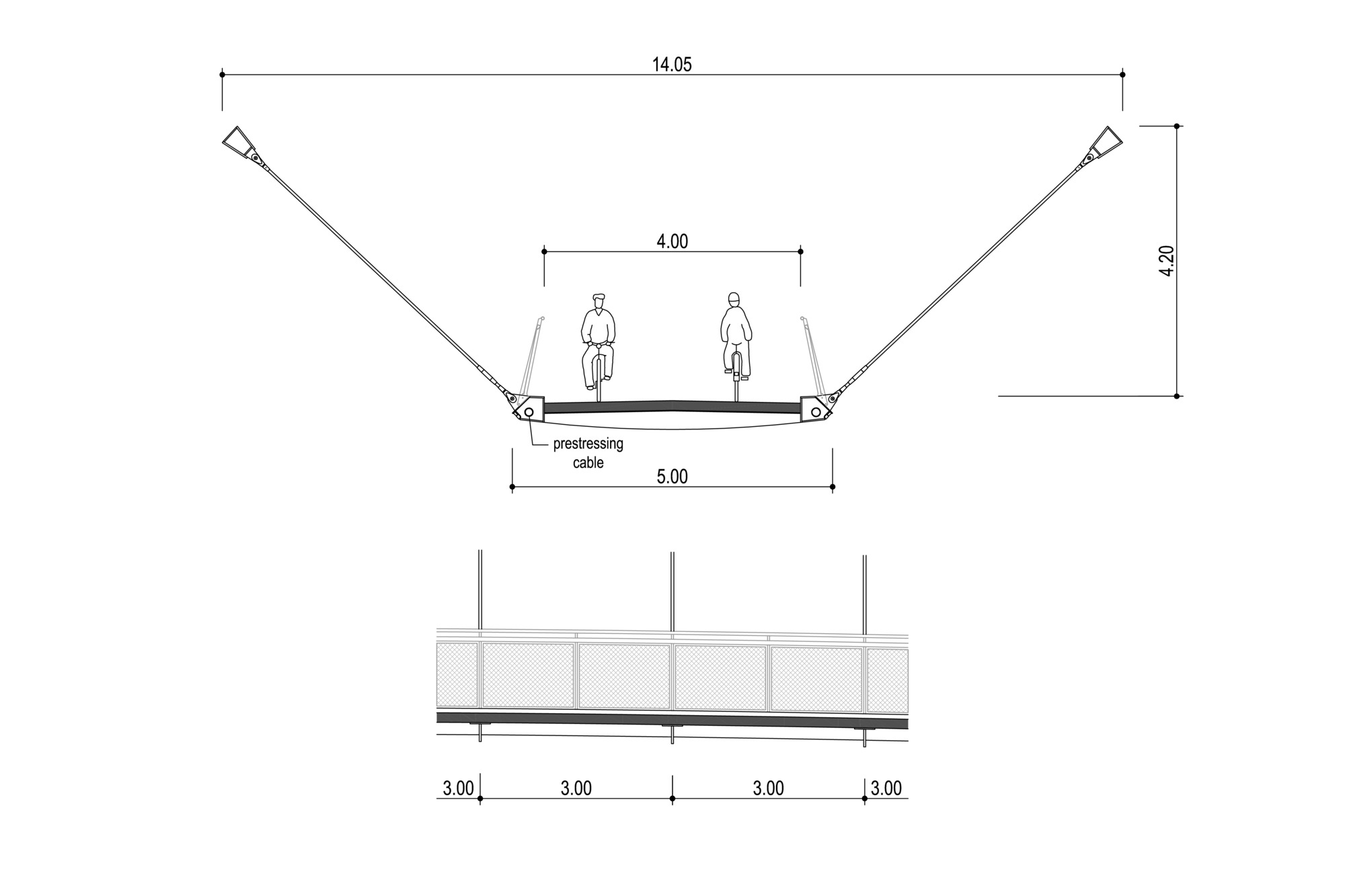 尼特拉河自行车桥丨斯洛伐克尼特拉-7