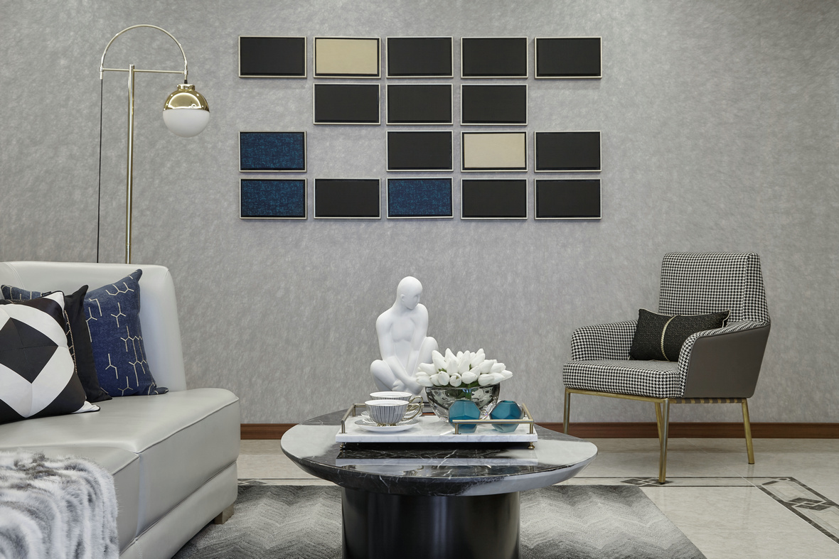 中山万科城轻奢样板间,低调优雅的生活美学-13