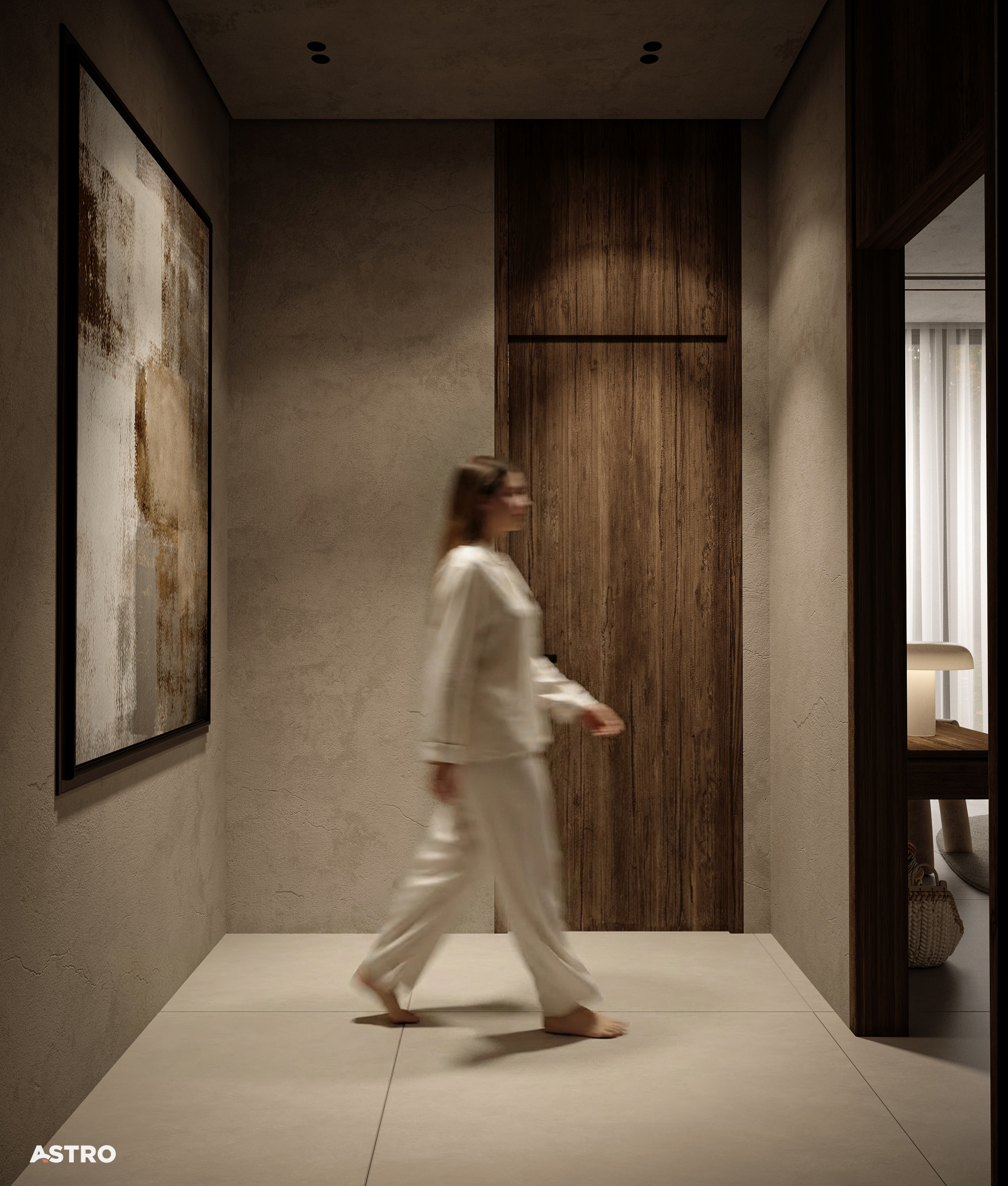 侘寂风卧室设计丨Astro Architects-16