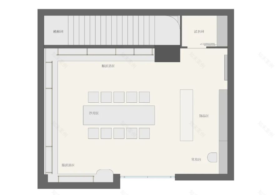 淄博沿街商铺素人形象管理机构设计丨中国淄博丨云上译舍空间设计-22