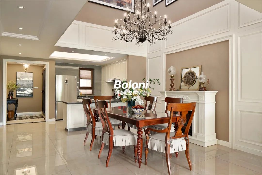 千章墅 300㎡简约美式，大空间设计展现生活美学-19