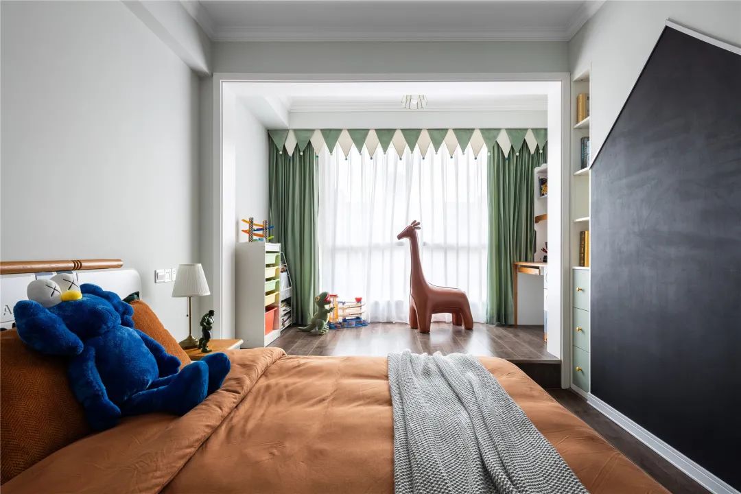 奇幻之家 | 蓝橙激情碰撞的梦幻空间-39