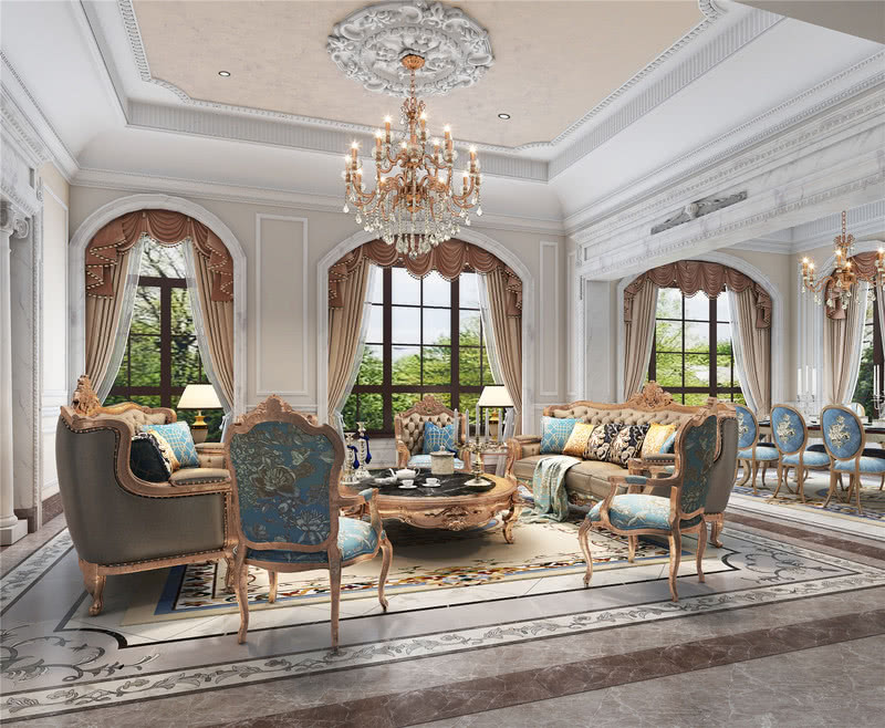 上海宝华海尚郡墅800平法式别墅设计，尽显浪漫奢华-13