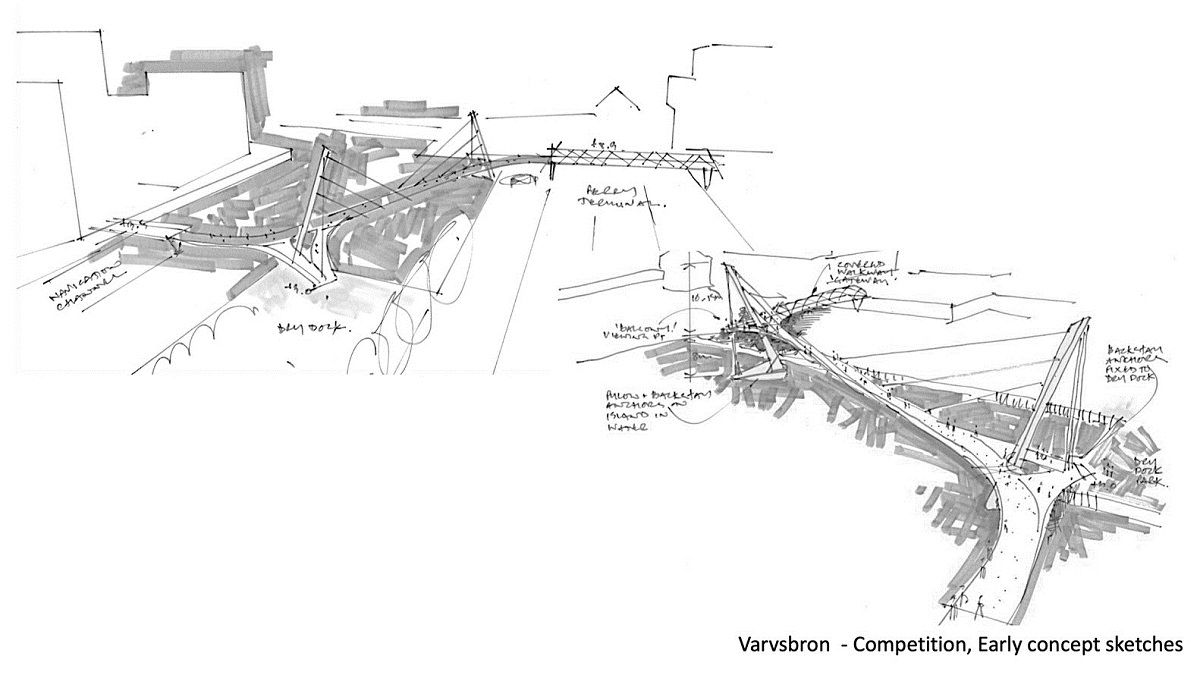 瑞典赫尔辛堡 Varvsbron Dockyard 桥-29