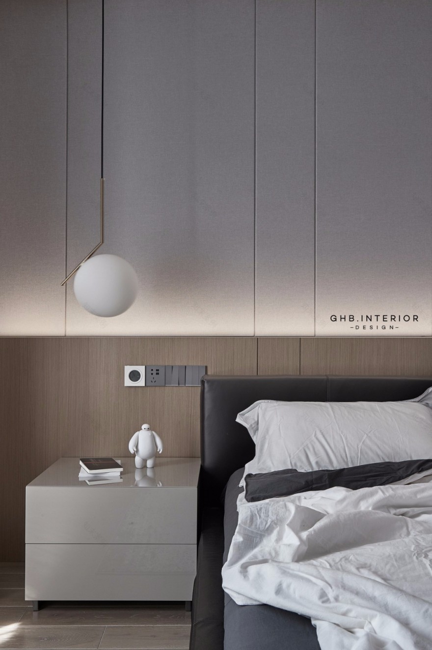 无锡五矿黄山湖壹号住宅 | GHB 空间设计打造静谧优雅空间-25