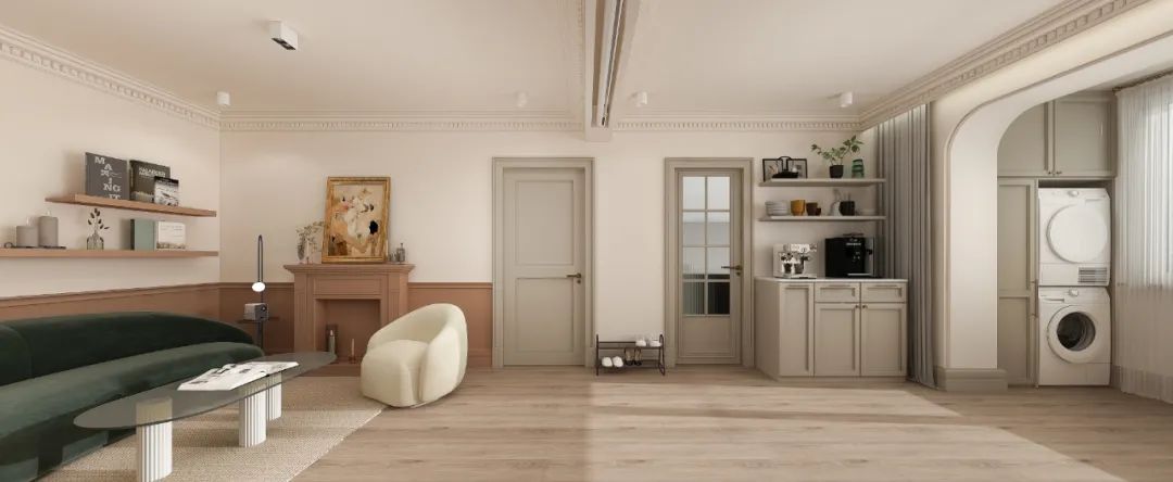 天津金田公寓自然复古风设计丨中国天津丨末那识-14