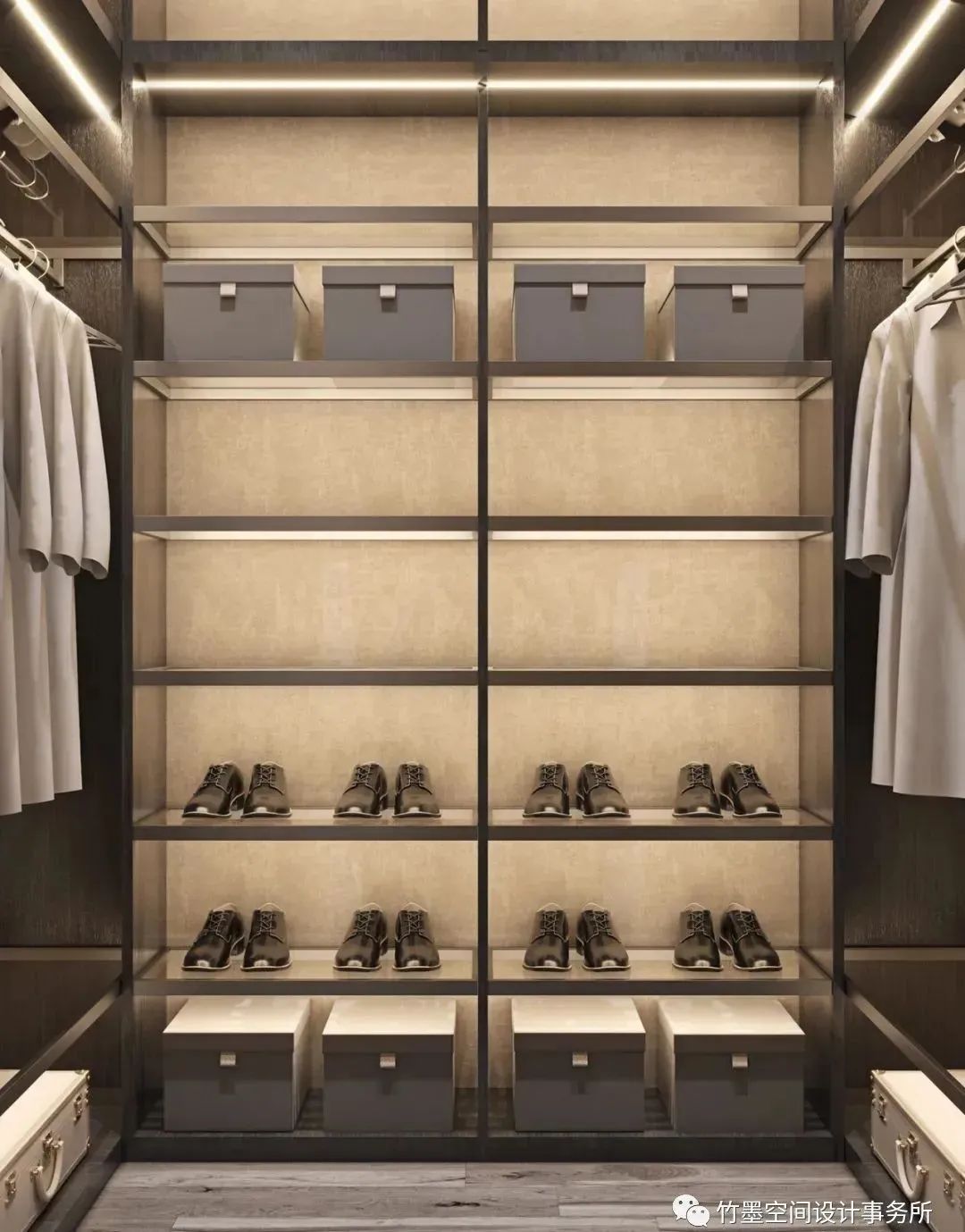 法式轻奢之美·竹墨空间设计事务所 200㎡艺术住宅-45