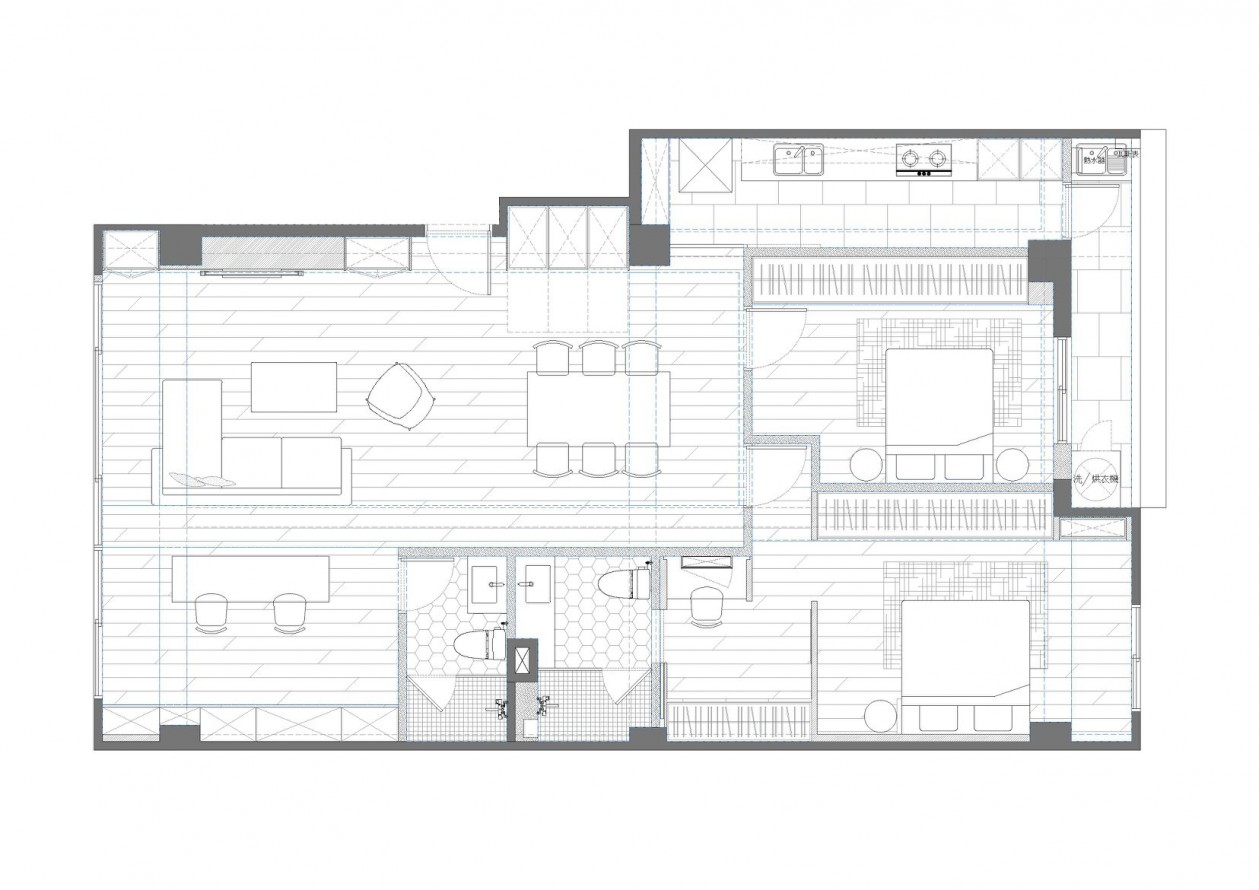 信义区 42 年旧屋翻新，极简设计与温暖家居的完美融合-16