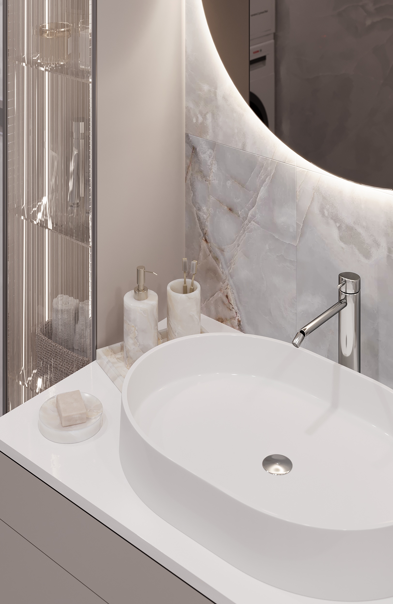 Contemporary 3-Room Apartment | Interior Visualization-20