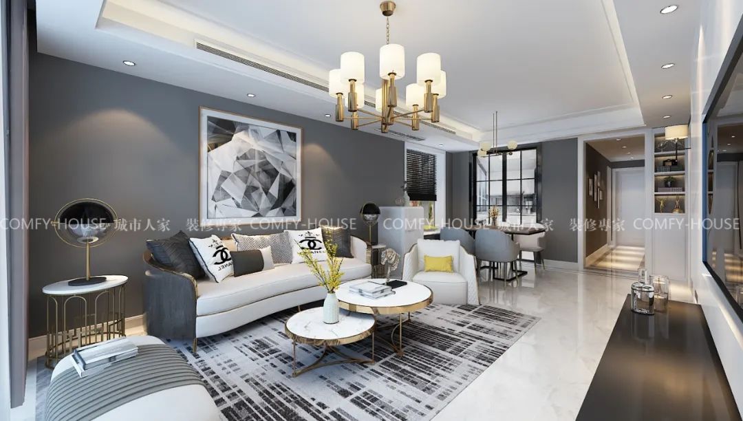 现代简约,优雅舒适的空间设计-6