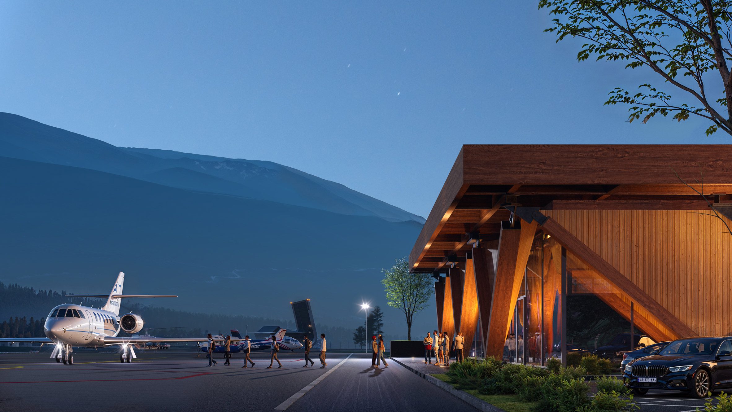 Mestia机场航站楼设计丨LSG Solutions-13