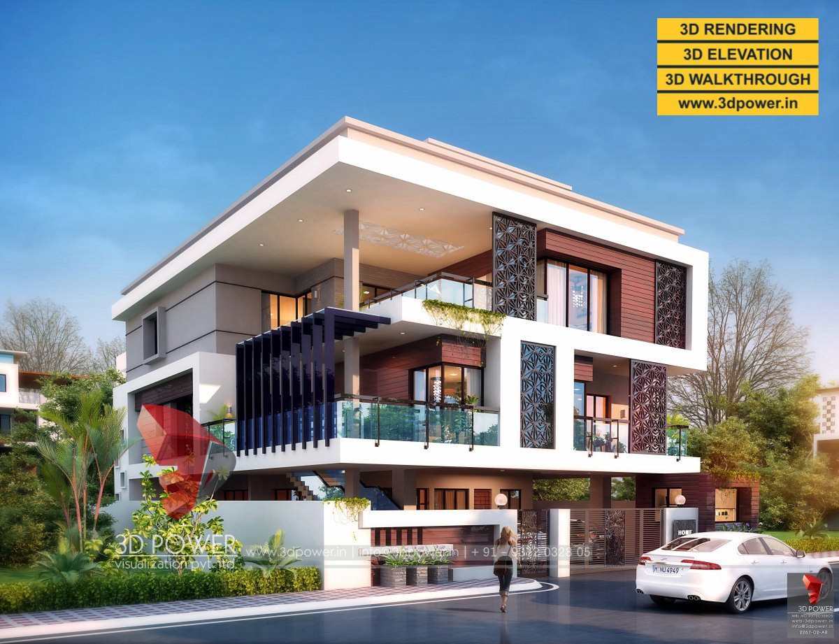 3d bungalow designs best architectural rendering services-5