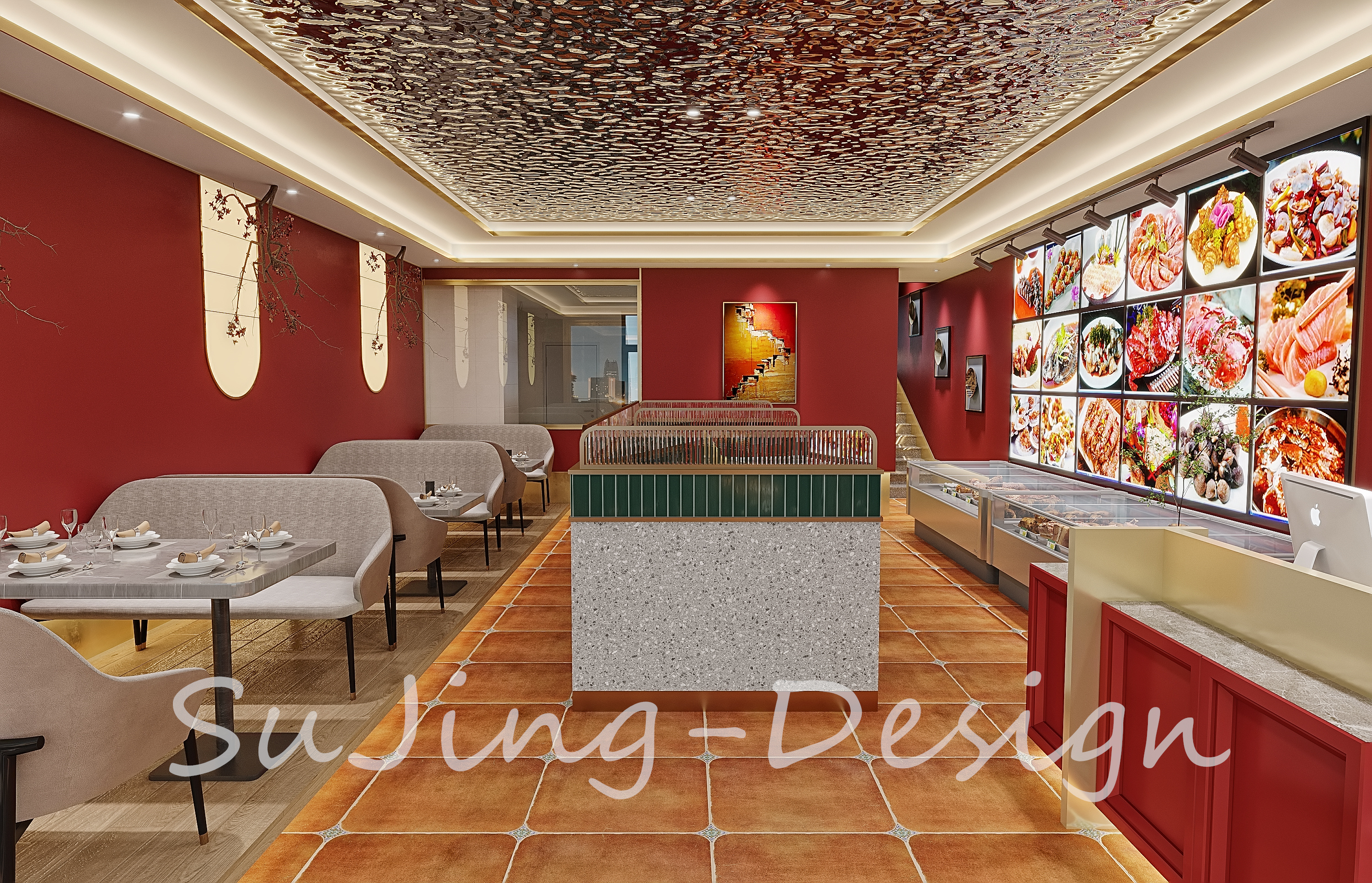 时空折叠的餐饮叙事——中餐厅设计案例-4