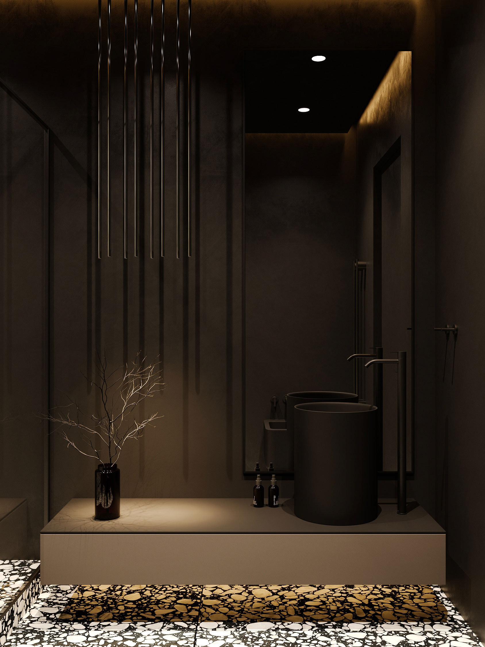 高级黑色系公寓设计 演绎时尚都市风!-12