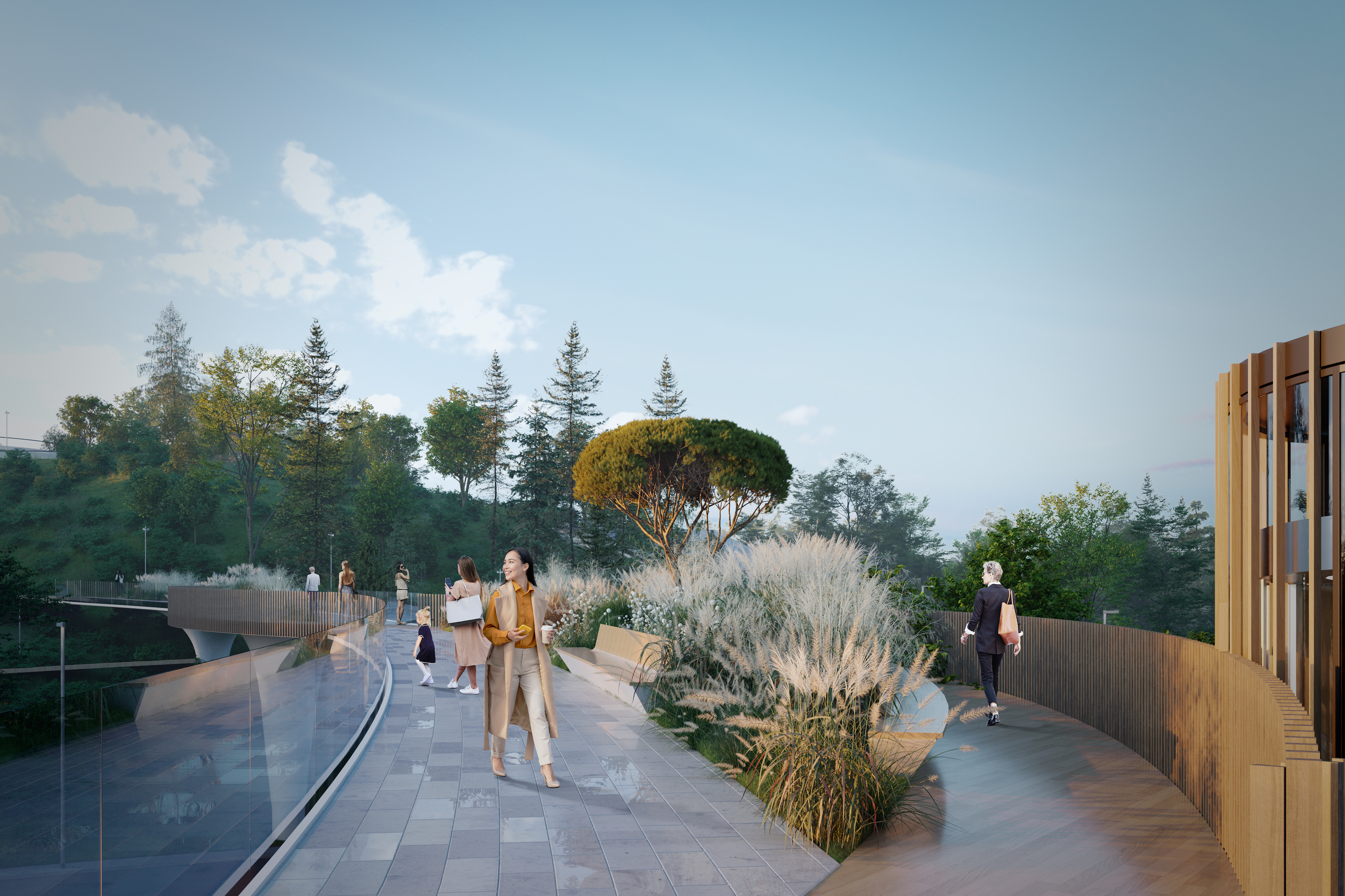 Almaty 行人绿桥丨哈萨克斯坦阿拉木图丨ATRIUM-18