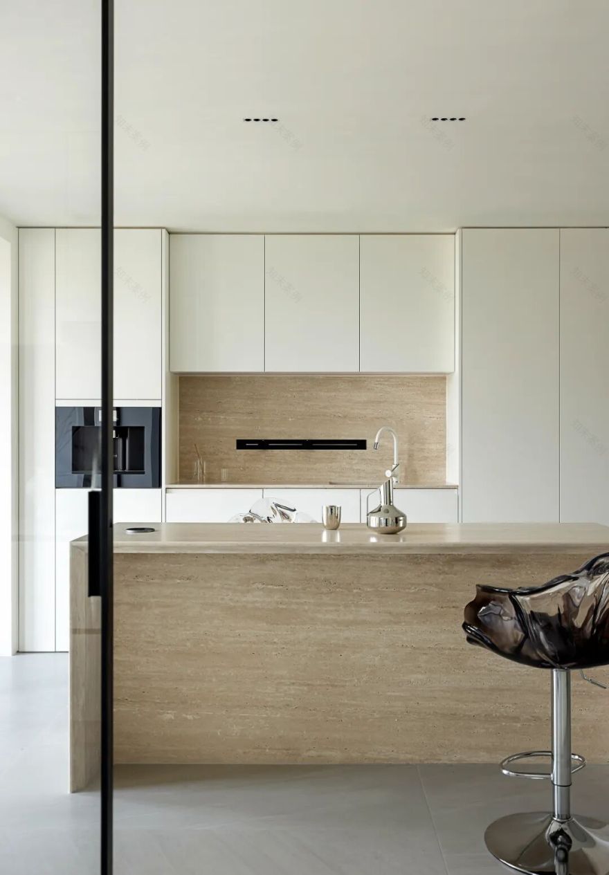 【新作】270㎡江景大平层,白墙如纸江景为画,爱是留白处的落款-36