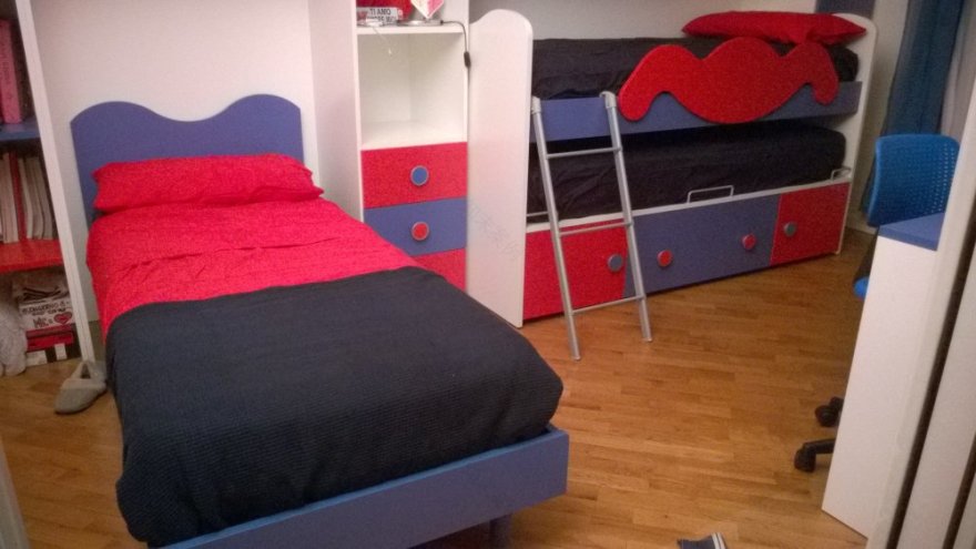 红蓝小卧室,独特设计展现个性魅力-20