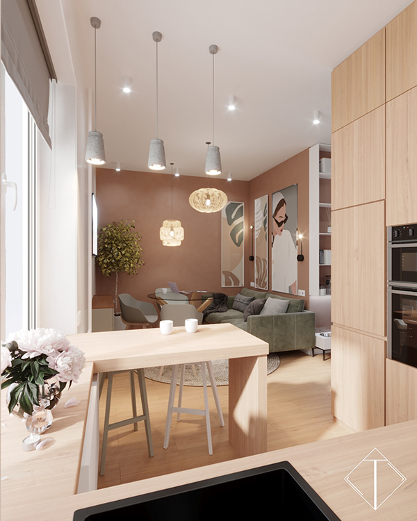 斯堪的纳维亚家庭住宅丨乌克兰基辅丨Ahnesa Snisar,Illia Snisar-11