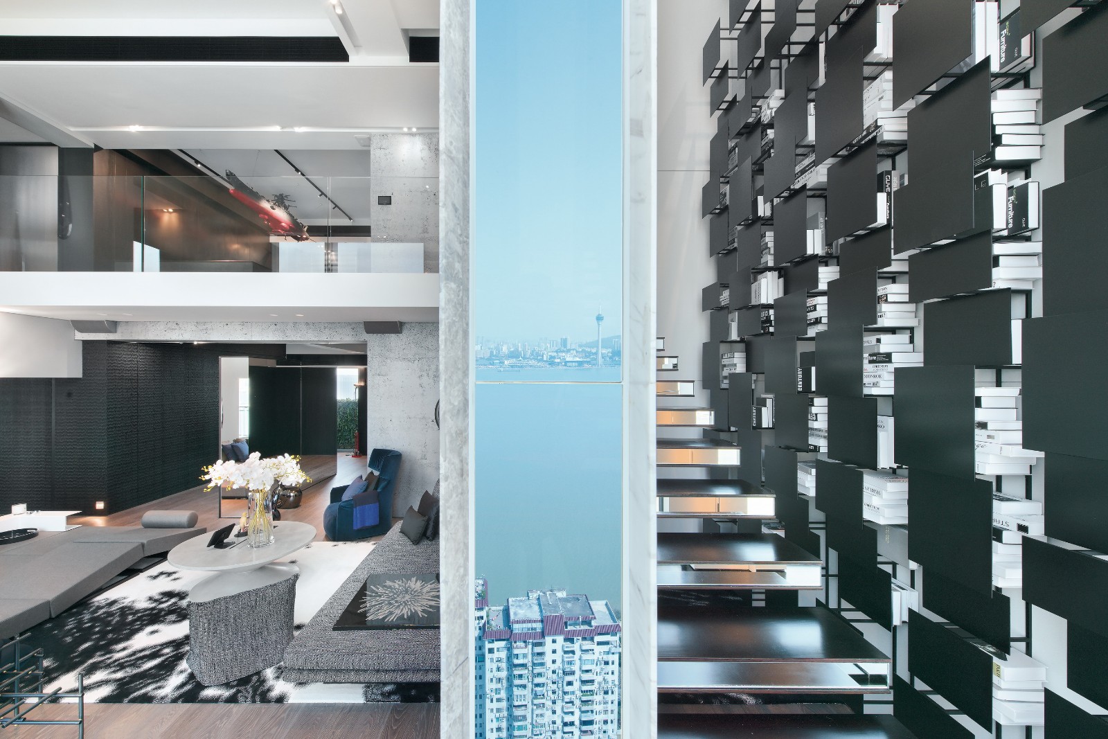 澳门氹仔复式海景房 | 极简工业风与现代艺术的完美融合-20