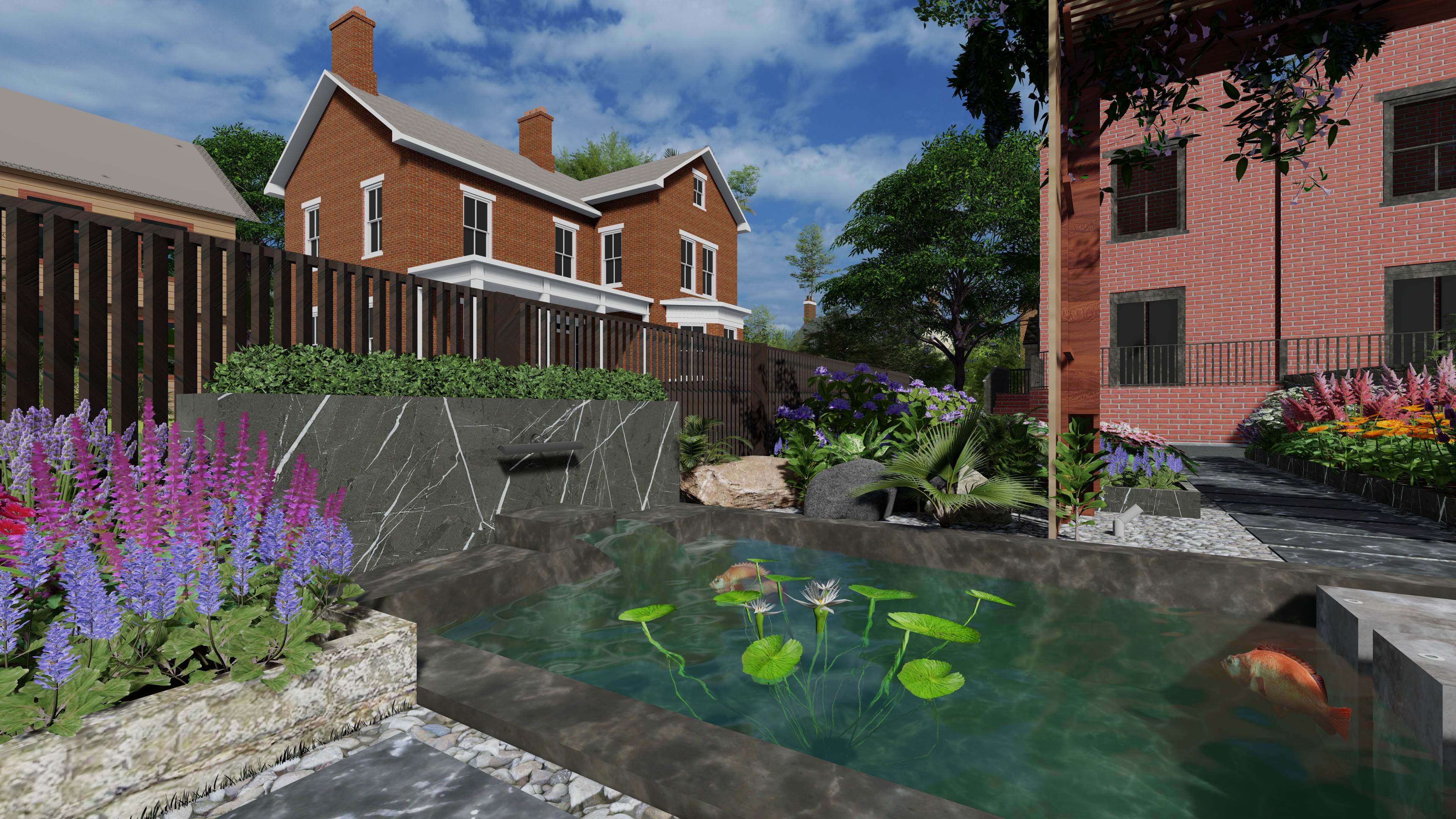 Landscape Design For Backyard In England-2