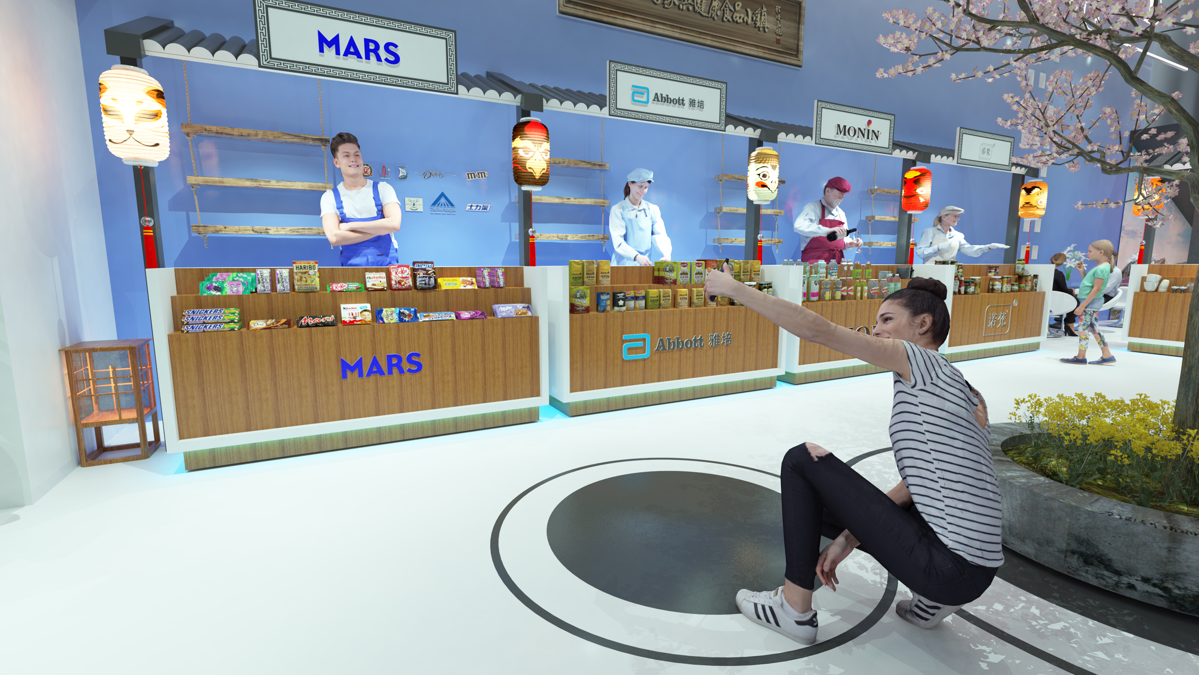 FNIF2021 健康食品展 MAJIABANG 镇摊位设计-36