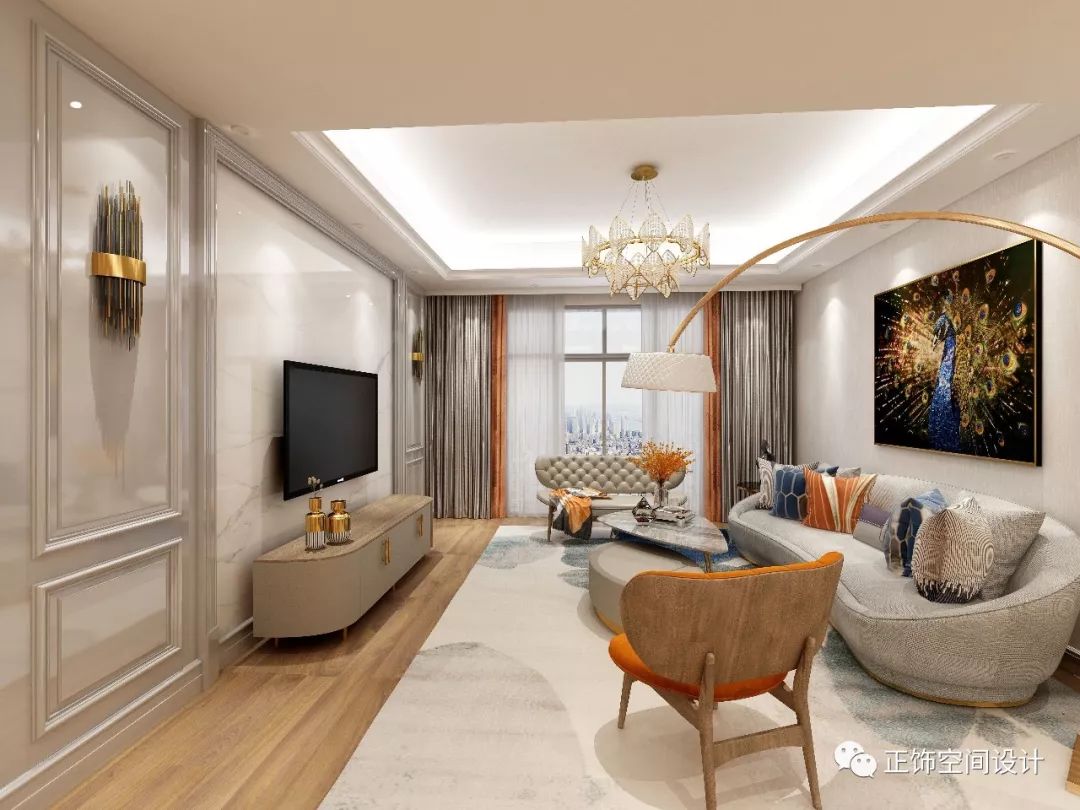 上海望族苑轻奢家居设计,舒适与艺术的完美结合-19